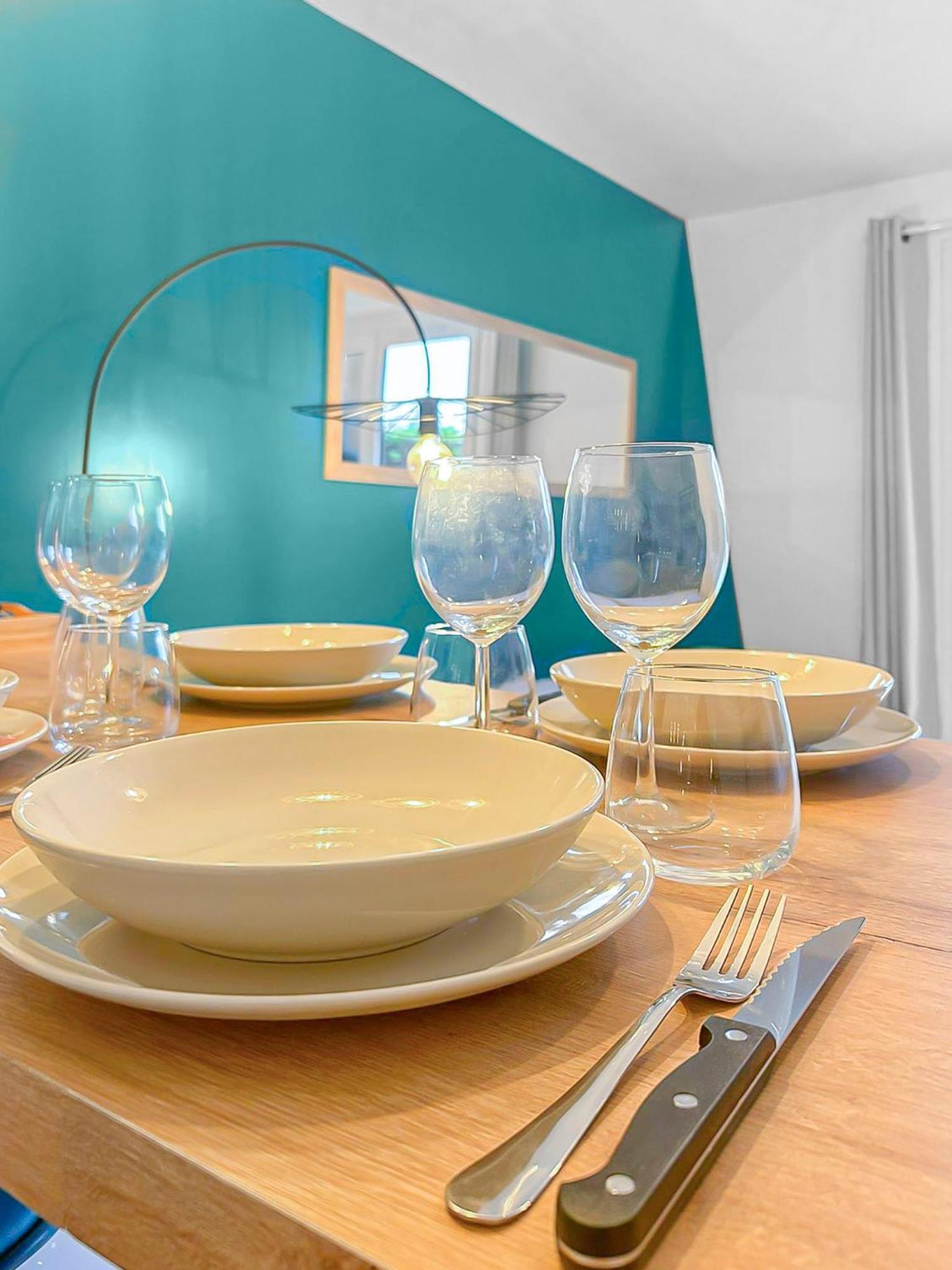 L'Evasion Paisible A Ouistreham Apartment Luaran gambar